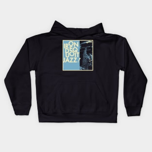 Irondequoit Jazz! (transparent black) Kids Hoodie